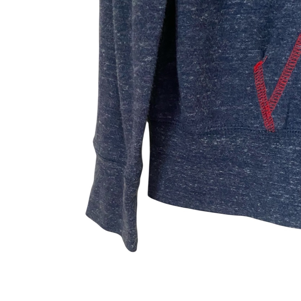 Nike Women's Blue Hoodie with Red Accents Sz M - Picture 6 of 14